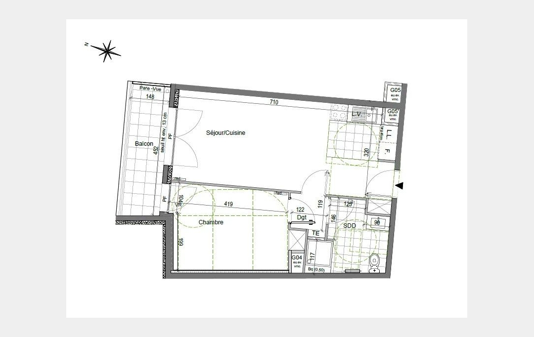 Annonces SURESNES : Appartement | MEUDON (92190) | 44 m2 | 187 200 € 