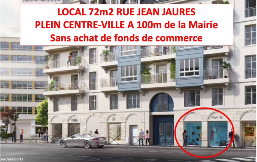 Annonces SURESNES : Local / Bureau | PUTEAUX (92800) | 73 m2 | 4 900 € 