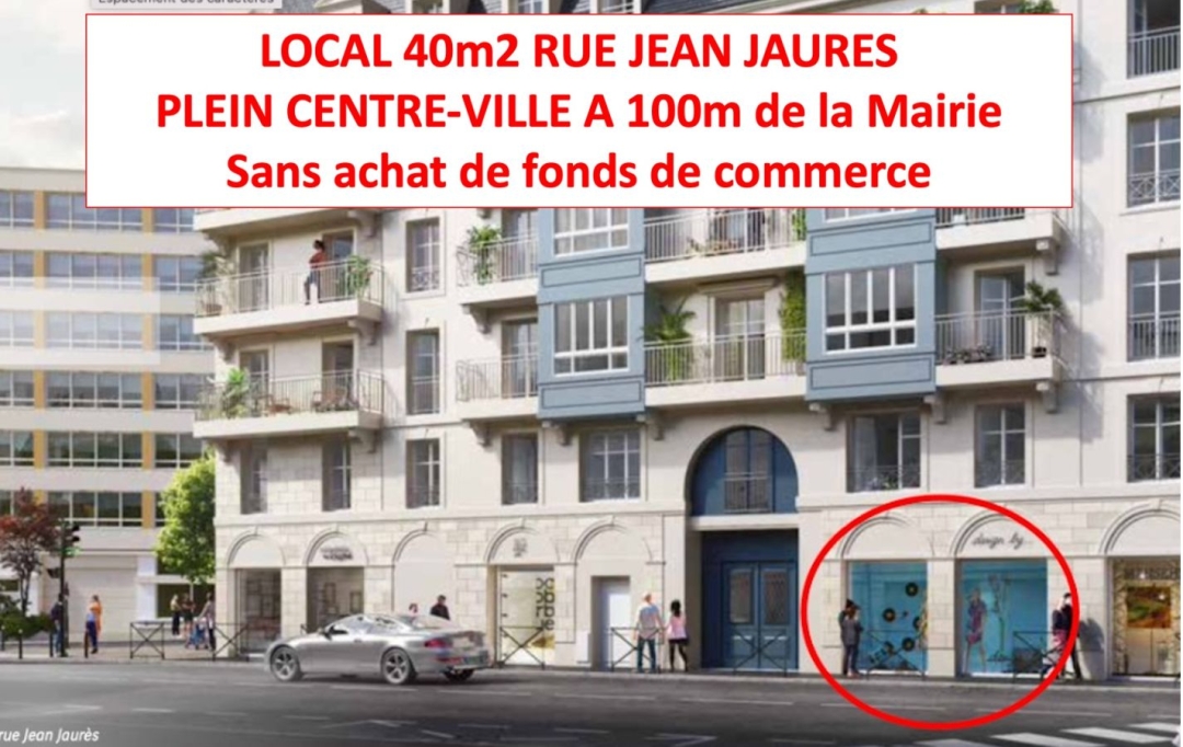 Annonces SURESNES : Local / Bureau | PUTEAUX (92800) | 40 m2 | 2 717 € 